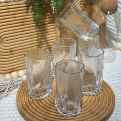 Glass Cups Set 6 Pieces